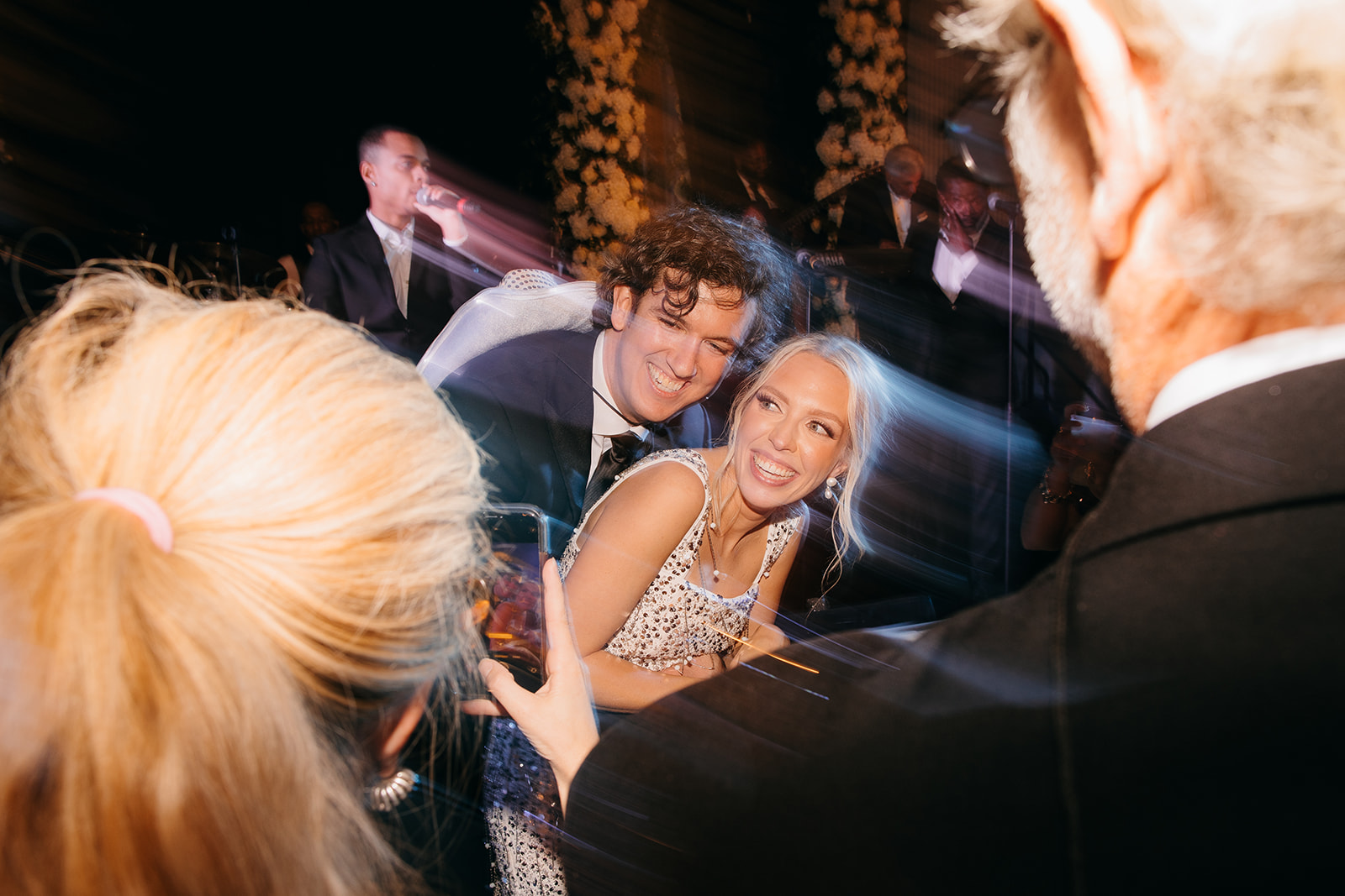 Bride and Groom dancing at their wedding reception at The Read House in Chattanooga 