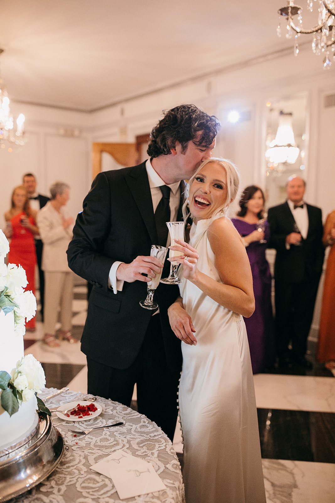Elegant wedding reception at The Read House in Chattanooga, Tennessee