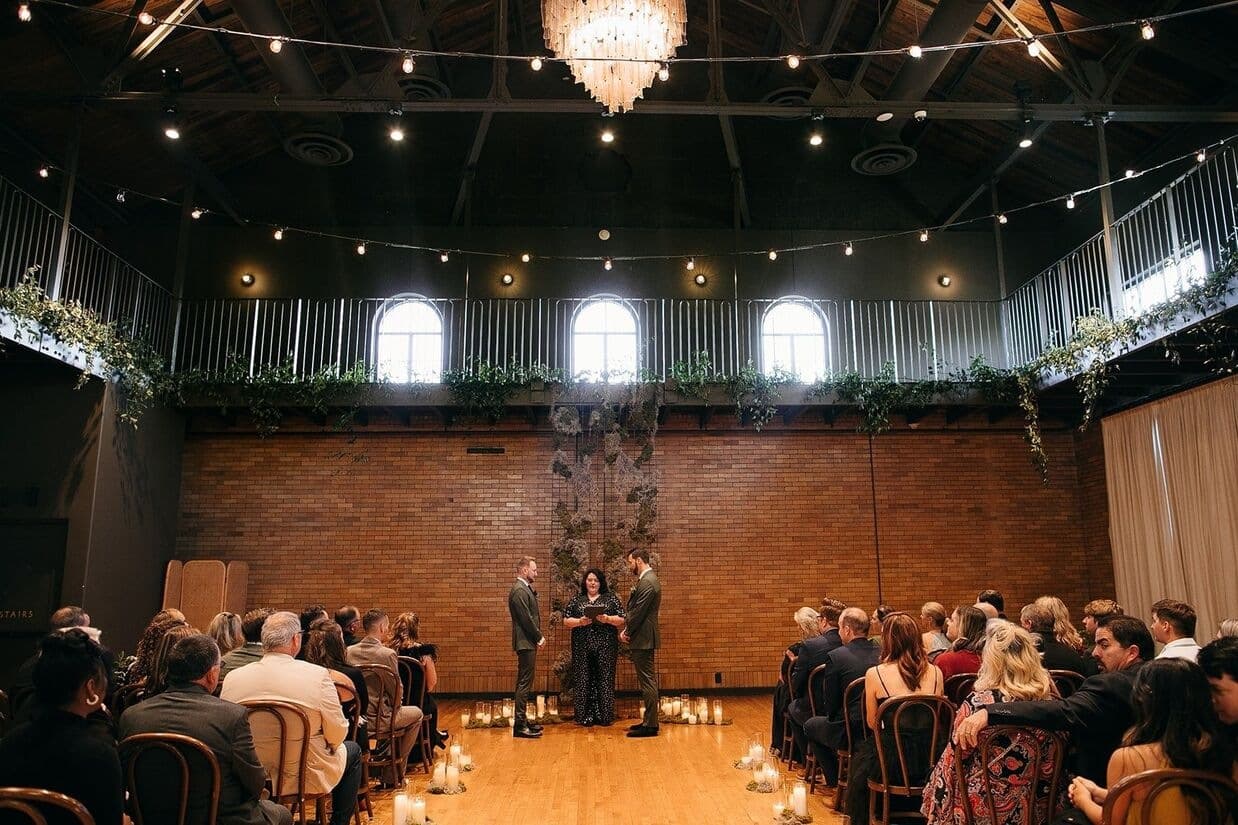 Queer wedding ceremony in Chattanooga, TN.